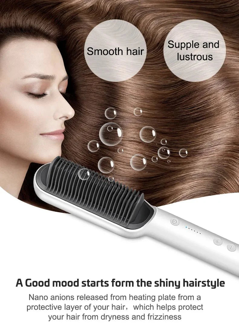 Electric Hair Straightening Comb