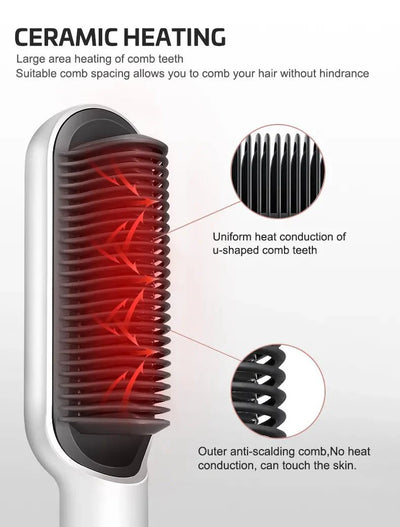 Electric Hair Straightening Comb
