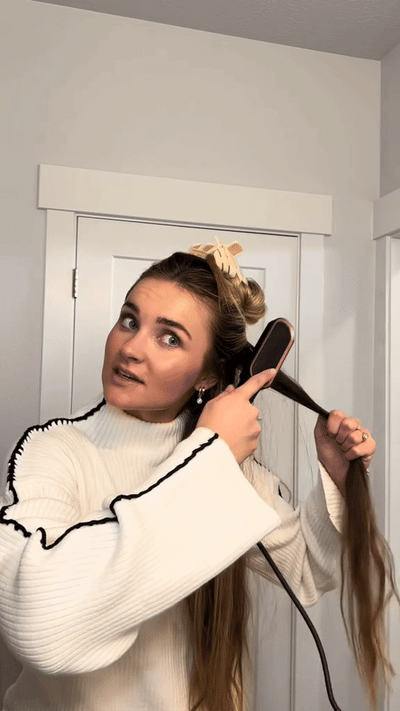 Electric Hair Straightening Comb